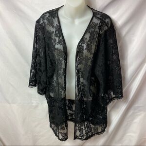 Express lace cardigan